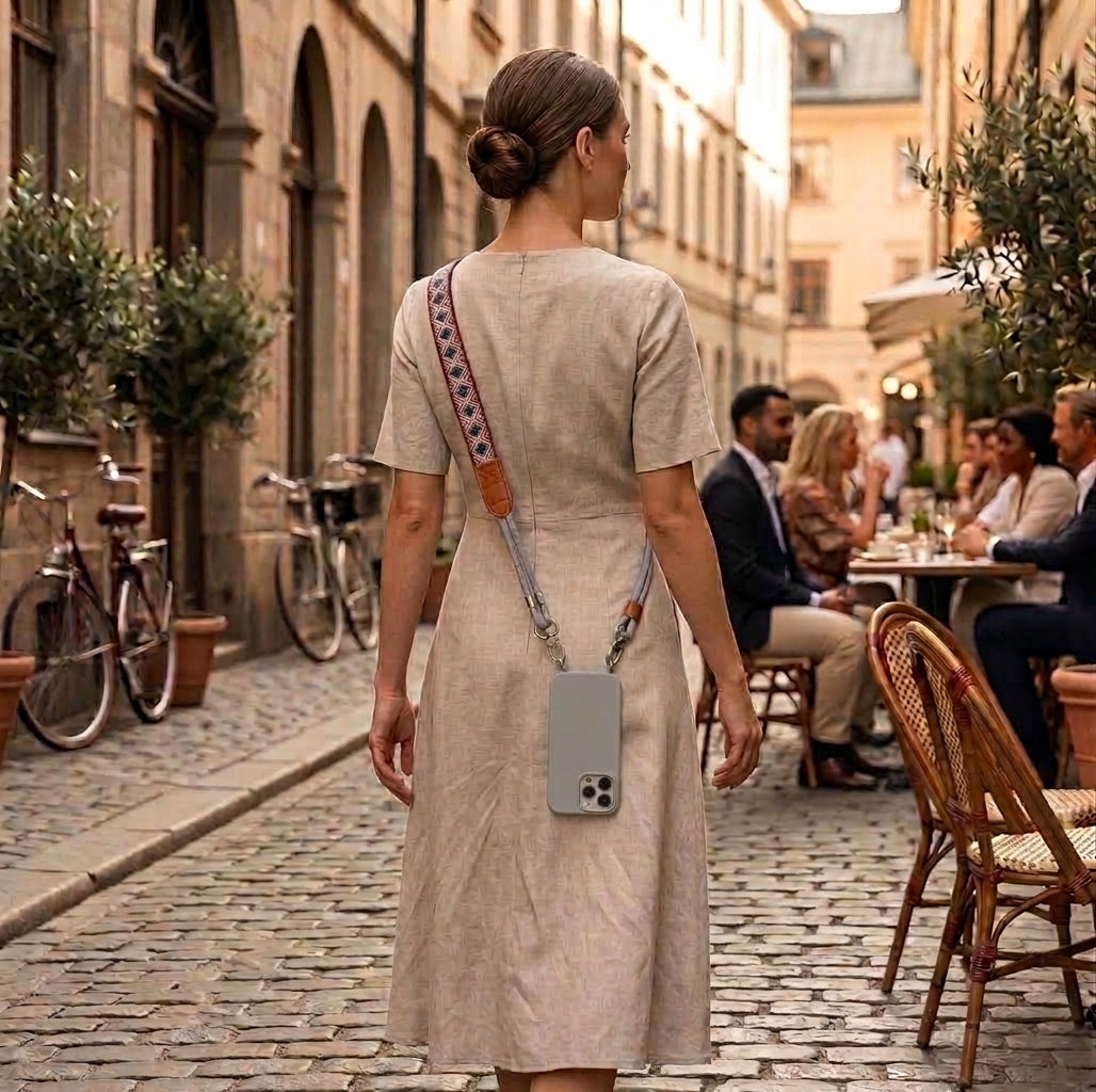 Woven Crossbody Phone Strap