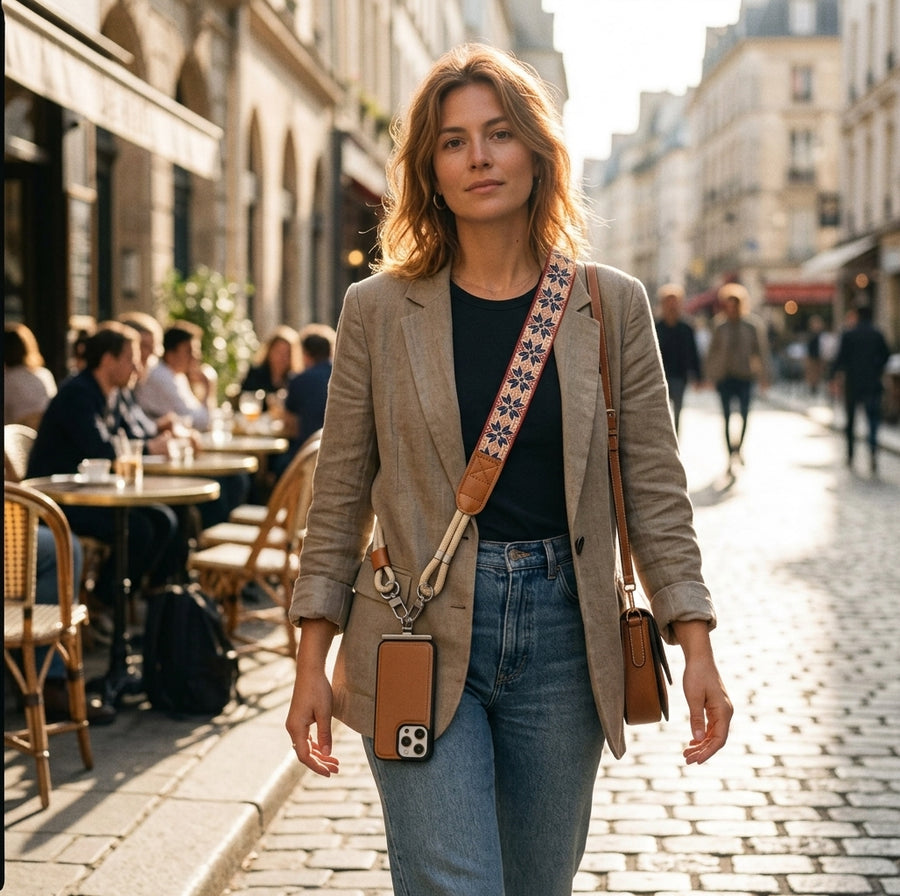 Woven Crossbody Phone Strap